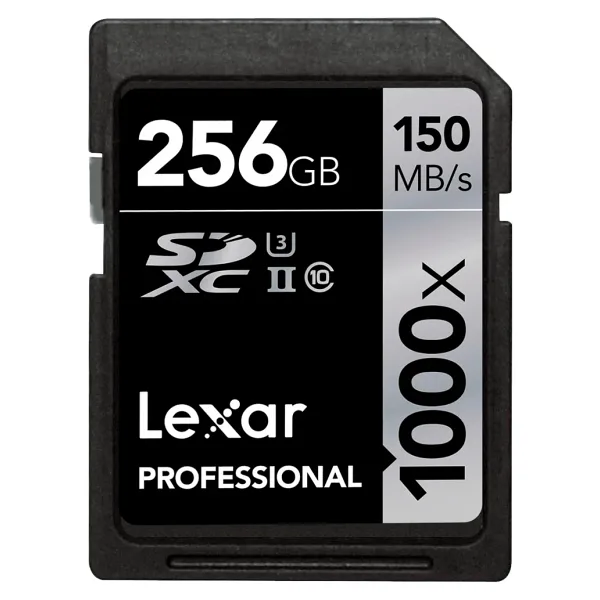 Lexar 256 GB 1000X SDXC UHS II Profesyonel Hafıza Kartı