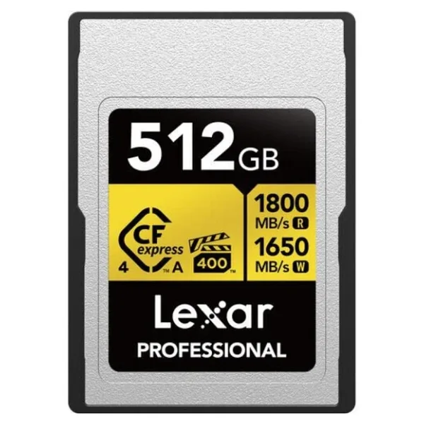 Lexar Professional Gold CFexpress 4.0 Type-A 512 GB Hafıza Kartı