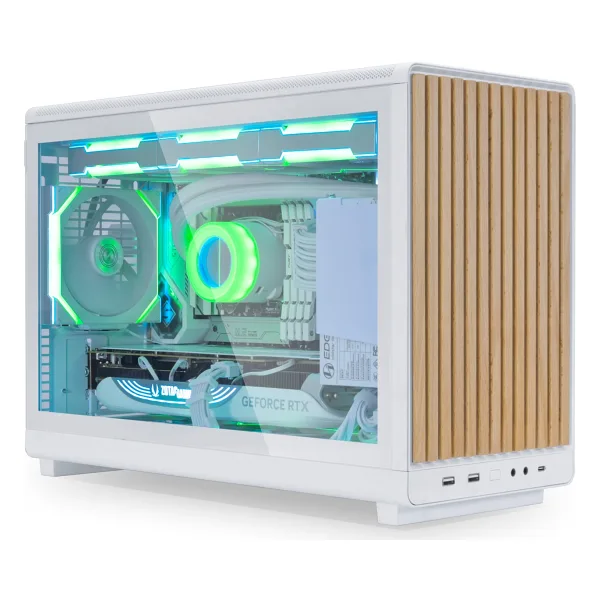 Lian Li Dan Case A3 Fansız Beyaz-Ahşap Micro ATX Bilgisayar Kasası