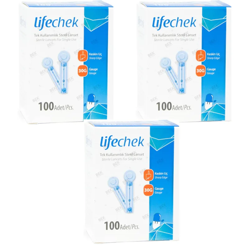 lifechek Lanset / Lancet 300 Adet Oncall, Optima, Vivachek Uyumlu