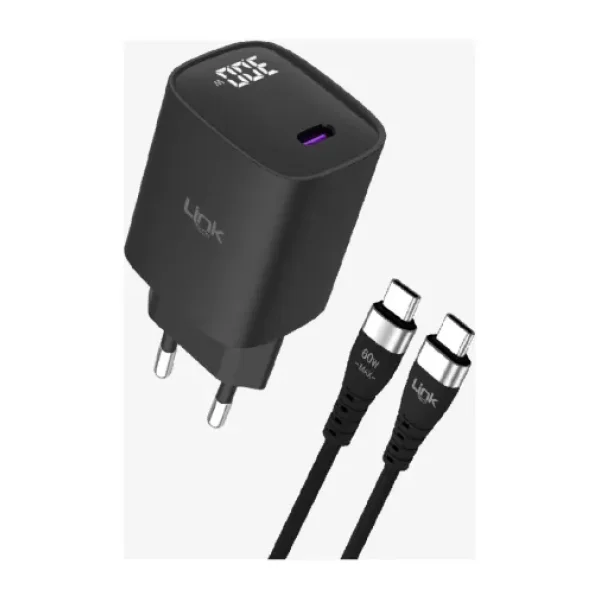 LinkTech G847 30 W Type-C Kablolu Hızlı Şarj Aleti