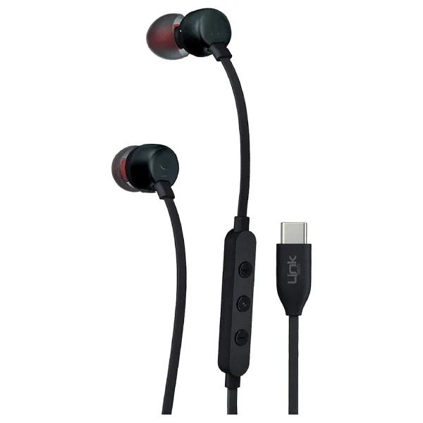 LinkTech H74 Siyah Type-C Kablolu Kulak İçi Kulaklık