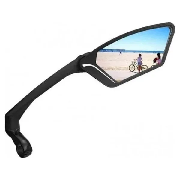Meachow ME-002SR Sağ Bisiklet Aynası Kelepçe Montaj Gümüş Lens