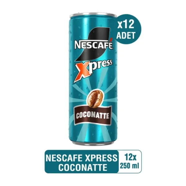 NESCAFE Xpress Coconatte Soğuk Kahve 250 Ml x12