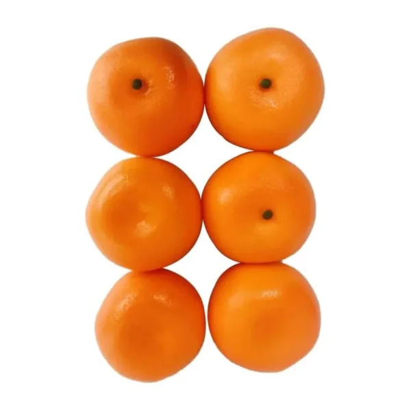Nettenevime Yapay Mandalina 6'lı Paket Yapay Meyve