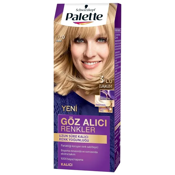 Palette Göz Alıcı Renkler 9.0 Sarı Saç Boyası