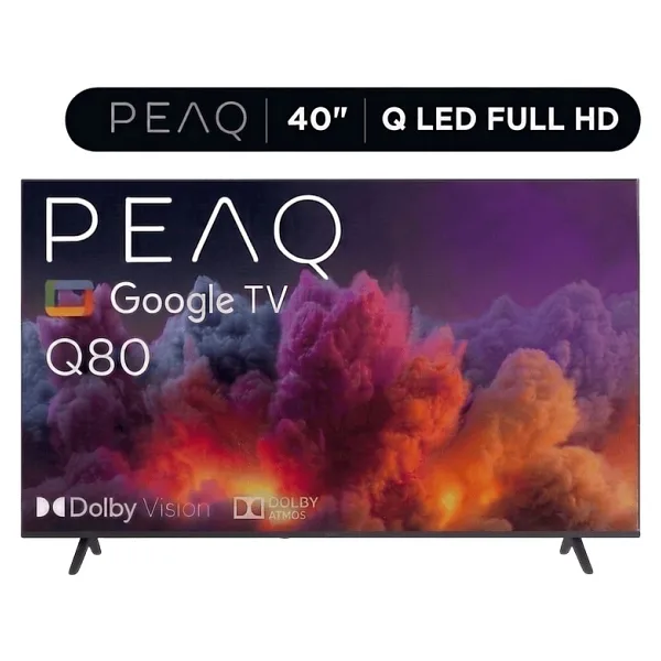Peaq 40Q80 Full HD 40" 102 Ekran Uydu Alıcılı Google Smart QLED TV