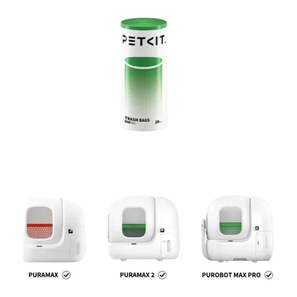 Petkit Max, Max2 ve Max Pro Modelleri İçin Dayanıklı Çöp Torbası