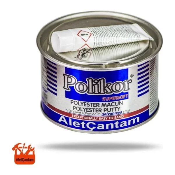Polikor Çelik Macun Oto Kaporta Macunu 415gr