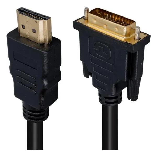Powermaster 1.5 Metre HDMI DVI Kablo Dvi To Hdmi Bilgisayar Pc Dvi Çıkışını Hdmi Çevirici Dönüştürücü Kablo