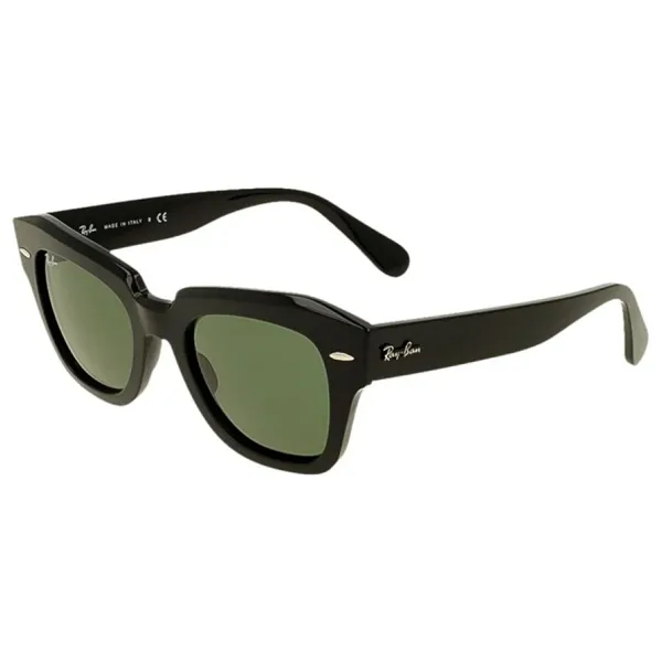 Ray-Ban State Street 2186 901/31 Black-Green Güneş Gözlüğü
