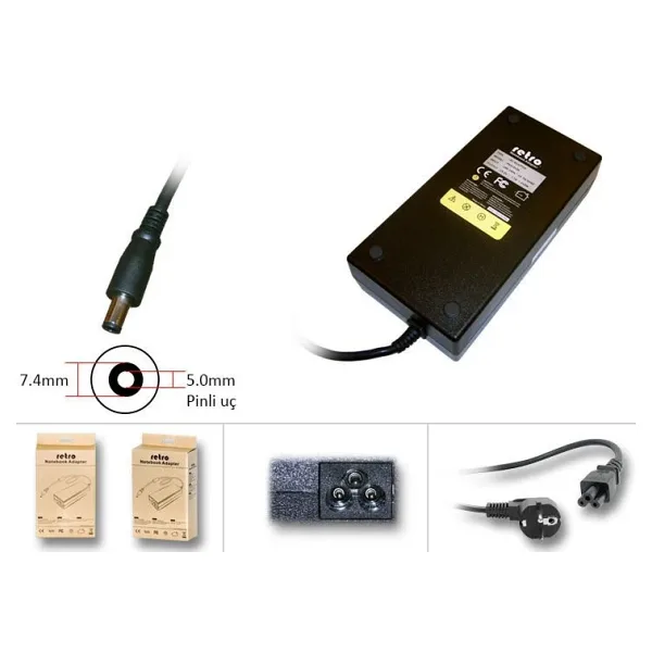 RETRO Dell 150W Pinli Uç Notebook Adaptör RNA-DL06