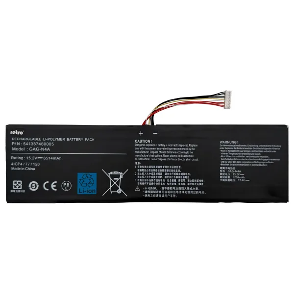 RETRO Gigabyte G-Style GAG-N4A Notebook Bataryası