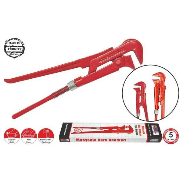 Sait Demirci BA002 325 mm 1.5" Maşalı Boru Anahtarı