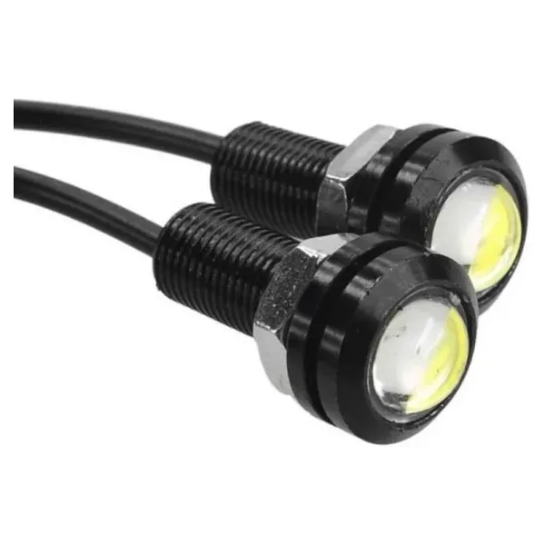 Sarı Kartal Gözü Led 12V 2 Adet - Gündüz Farı
