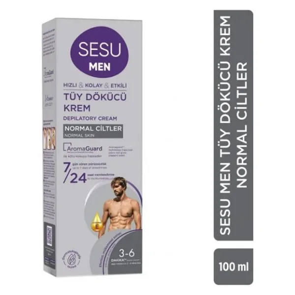 Sesu Men Tüy Dökücü Krem 100X4 400 Ml