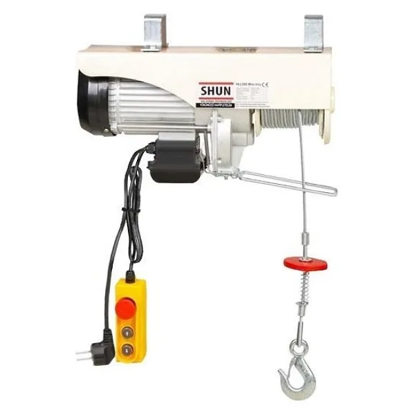 Shun 600/1200 Elektrikli Mini Vinç Caraskal Bakır Sargı