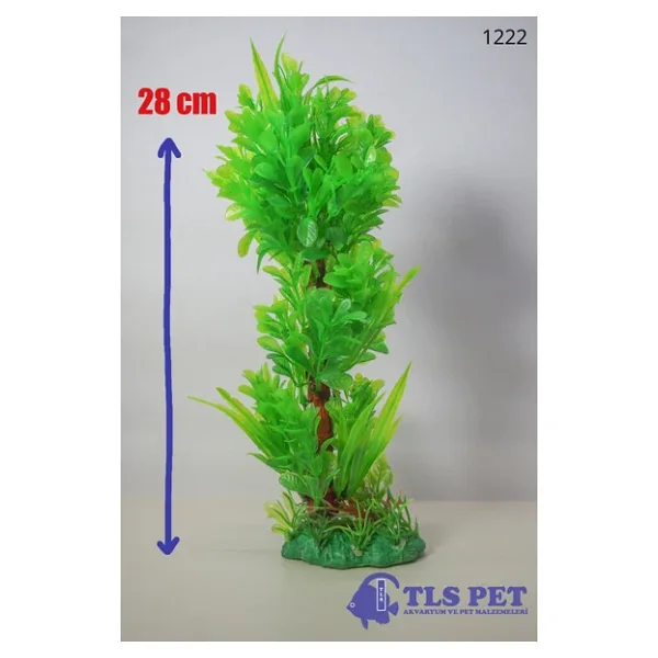 Tls Yapay Akvaryum Bitkisi Dekoru 1222 28 Cm