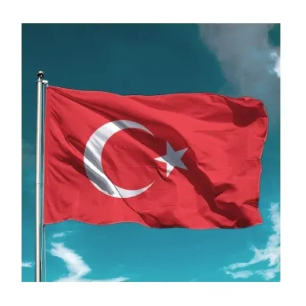 TÜRK BAYRAĞI ALPAKA KUMAŞ