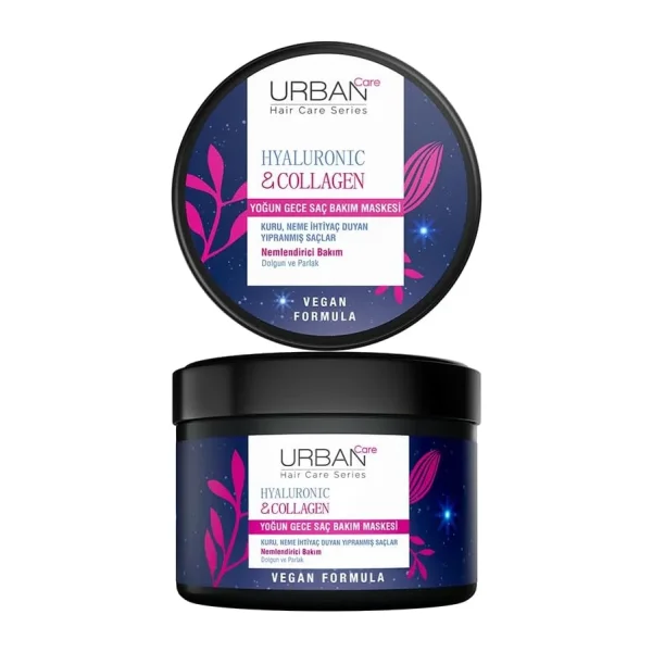 Urban Care Hyaluronic Acid & Collagen Yoğun Gece Saç Bakım Maskesi 230 ml