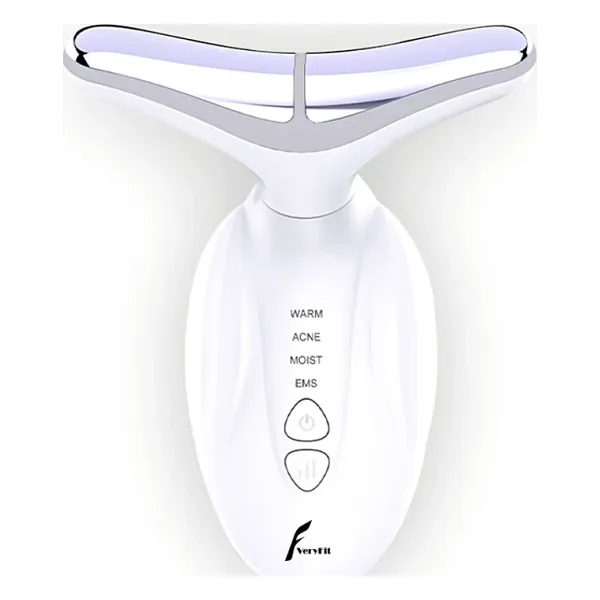 VERYFİT Veryfit Led Işıklı 4 Modlu Titreşimli Yüz Ve Boyun Masaj Aleti