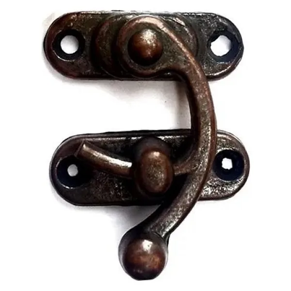 Yay Gözü, Ahşap Kutu Klipsi - Küçük 28X33 Mm, Antik, 100 Adet