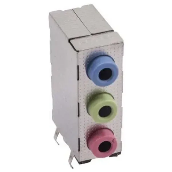3 Port Dişi Ses Jack Girişi - PCB Tipi