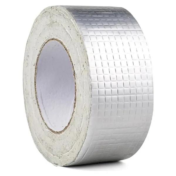 5cm x 2 mt Yüksek Sıcaklık Dayanan Su Geçirmez Alüminyum Folyo Çamur Bant, Çatı Duvar Çatlak Onarıcı Yalıtım, 2 Metre, Boru Yalıtımı, Yalıtım Bandı, Panel Yalıtımı (2 Metre)