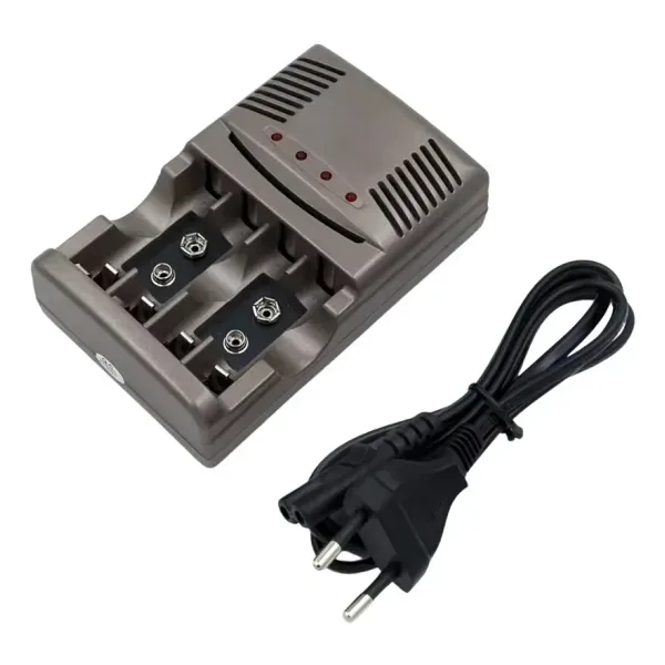 AA/AAA/9V Şarj Edilebilir Pil Uyumlu Şarj Cihazı