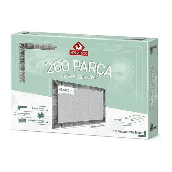 Art Puzzle 260 Parça Demonte Puzzle Çerçevesi