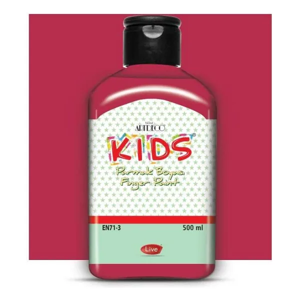 Artdeco Kids 500 ml Parmak Boyası Kırmızı