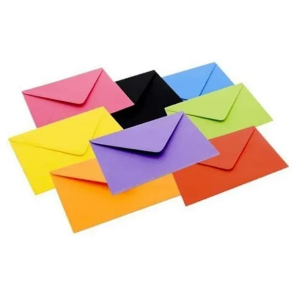 Asil Doğan Davetiye Zarfı 5 Renk Karışık 130x180 80 Gr As-5204