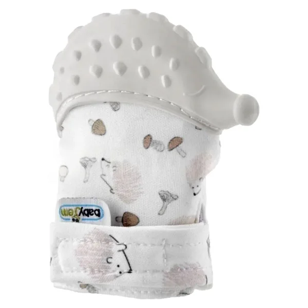 Babyjem 612 Kirpi Diş Kaşıyıcı Eldiven Ekru