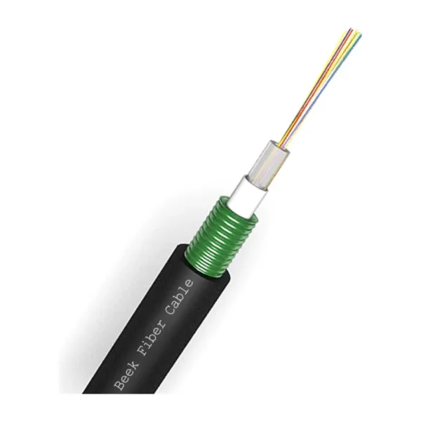Beek Dış Mekan Fiber Optik Kablosu, 24 Core, Os2, 9/125 Singlemode, Unitube, Zırhlı/shielded