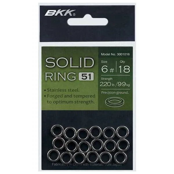 BKK Solid Ring-51 8 14 Pcs