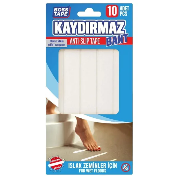 Boss Tape Siyah Zemin Kaydırmazlık Bandı