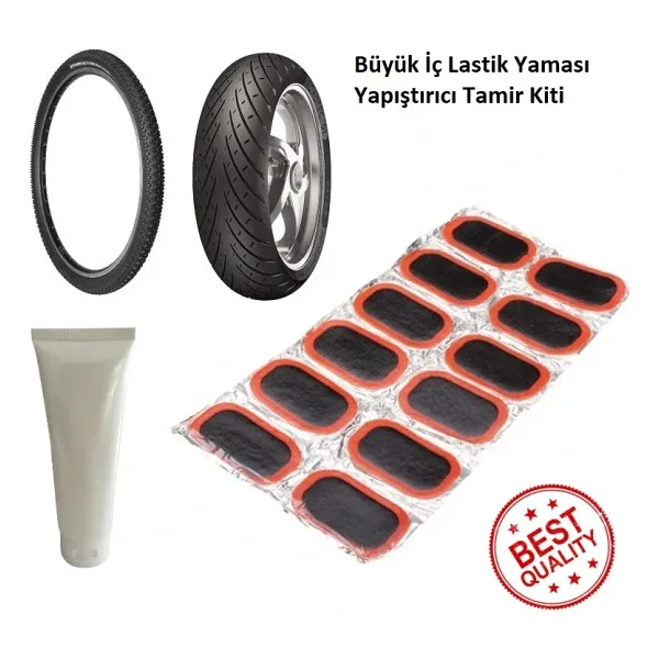 Büyük Lastik Yaması - Bisiklet - Motor Lastiği Yaması