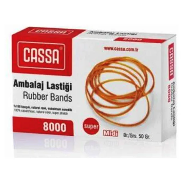 Cassa Ambalaj Lastiği Paket Lastiği 50Gr Lastik - 3 Adet