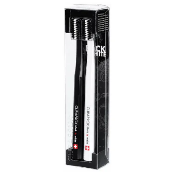 Curaprox Black is White 2'li Diş Fırçası