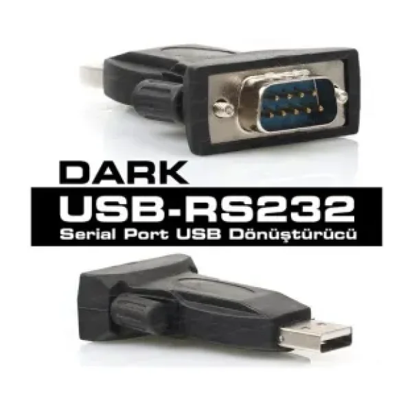 Dark USB 2.0 to RS232 Dönüştürücü