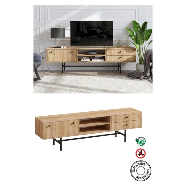 Decormet Owen Tv Sehpası Safir Meşe