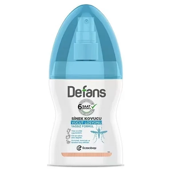 Defans Yağsız Sinek Kovucu Vücut Losyonu 100 ml