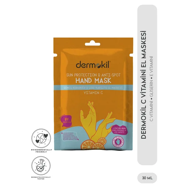 Dermokil Güneş Koruyucu Leke Karşıtı 30 ml El Maskesi