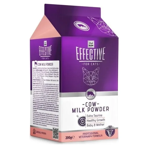 Effective Kedi Takviye Ürünleri İnek Süt Tozu 200Gr