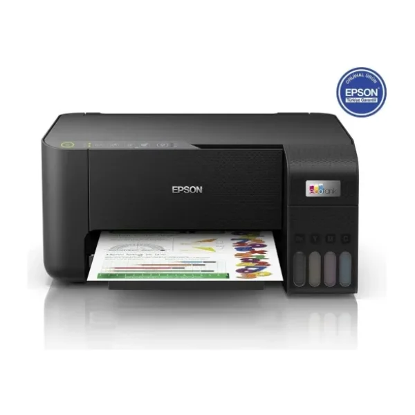 Epson EcoTank L3250 Wi-Fi + Tarayıcı Renkli Çok Fonksiyonlu Tanklı Mürekkep Püskürtmeli Yazıcı -Orjinal Mürekkepli