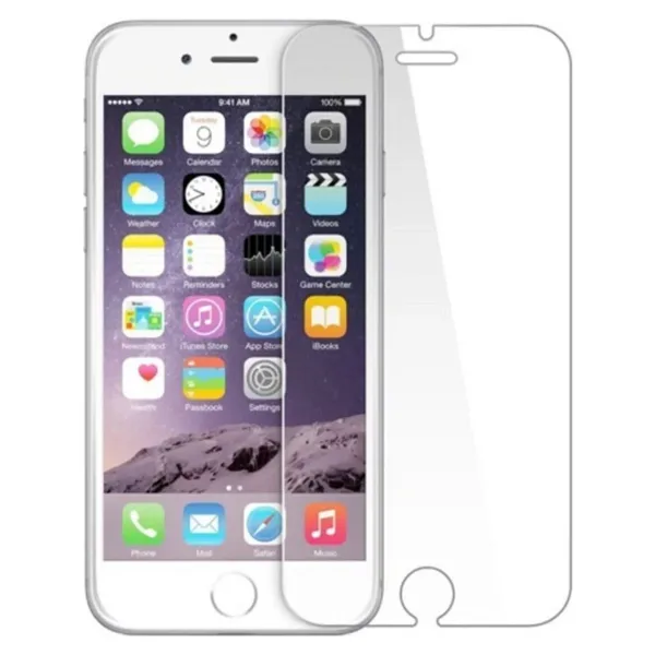 Fibaks Apple Iphone 7/8/se Ekran Koruyucu Kısa Temperli 9h Sert Kırılmaz Cam Koruma Şeffaf Glass
