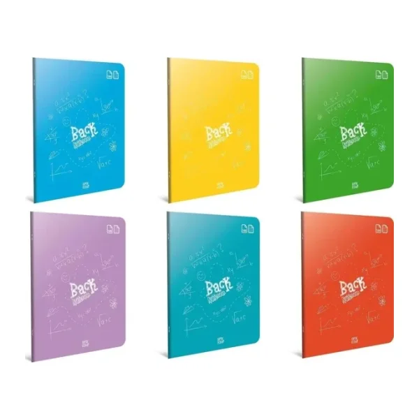 Gıpta Back Tel Dikiş Plastik Kapak Defter A4 80 YP Çizgili 4984