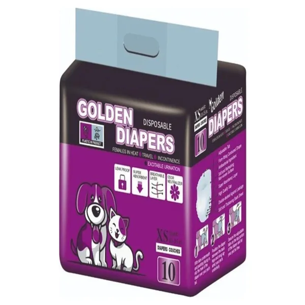 Golden Dıapers Xs Köpek Eğitim Pedi 10 Lu