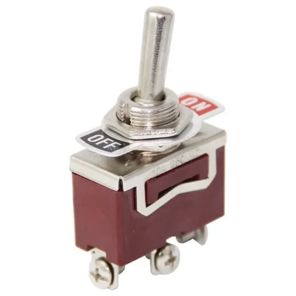 IC-153 Toggle Switch Büyük Boy Vidalı 3P 12mm On-Off-On