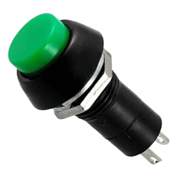 IC-186A Buton 12mm Kaliteli Yeşil